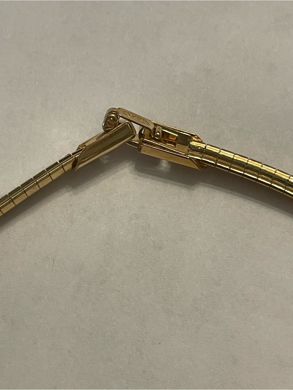 Vintage Signed Avon Gold Tone Choker Necklace π SALE - Picture 6 of 12